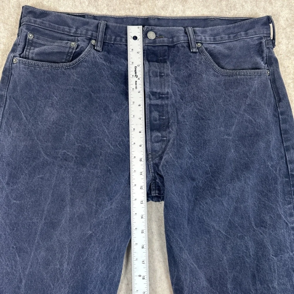 Levi's 501 XX Jeans Navy Blue Men's 40x32 Black Label‎ 100% Cotton